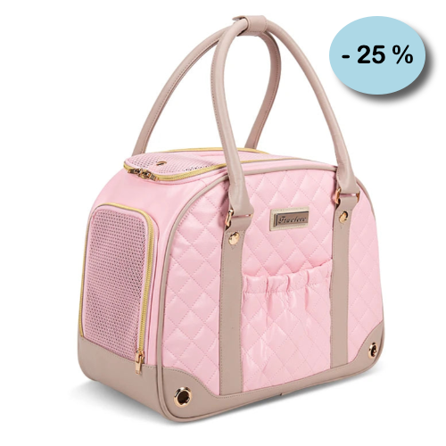 Chihuahua Transport: LV Quilted Bag