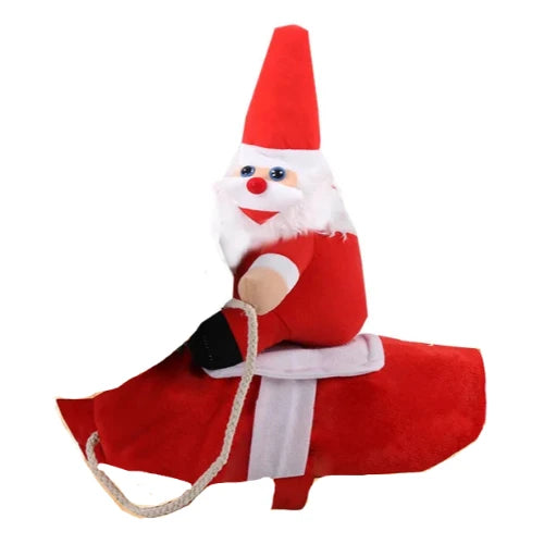Chihuahua Costume: Santa Claus Back