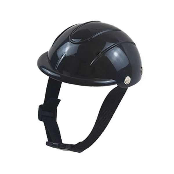 Chihuahua-Zubehör: Kleiner schwarzer Helm
